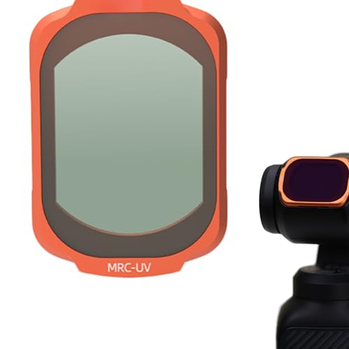 DJI Osmo Pocket 4�Ή� UV�t�B���^�[ - �}���`�R�[�e�B���O�K���X�A�A���~�t���[���A360°��]�\(UV)