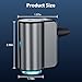 Smart Car Air Freshener, Car Air Freshener Diffuser, Car Diffuser Air Freshener with Three Adjustable Modes, Aromatizante para Carro, Car Diffuser with 8pcs Essential Oil(Black)