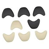 PACKOVE 4 Almohadillas para Dedos de Tacón Protectores Antidesgaste para Antepié Cojines de Elástica de para Mujeres y Hombres