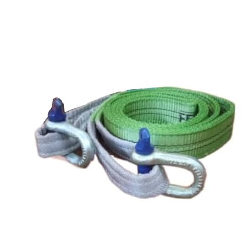 Image of Conclood India Polyester Webbing Sling | Lifting Belt 2 Ton 2 Meter | Use for Handling materials in warehouses & logistics | Lifts & secure heavy loads (2 ton bow shackle 2 psc)