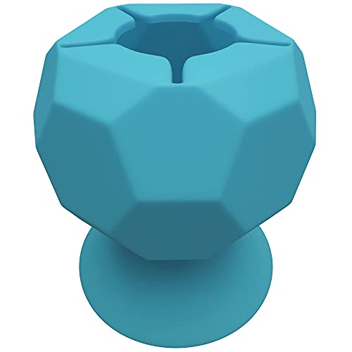 Suctioned Vinyl Weeding Scrap Collector Craft Silicone Suction Cups for Vinyl Disposing, Weeding Tools Supplies Scrap Holder for Vinyls, Weeder Holder for Heat Transfer Vinyl Disposing(Blue)