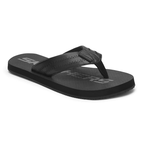 Image of Skechers-Men's Flip-Flops & Slippers-COURTWALD INDIA-894328ID-BLK-12