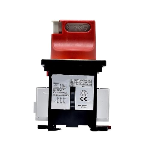 Interrupteur triphasé 40A VCF2C coupure cadenassable panneau KCF1PZC