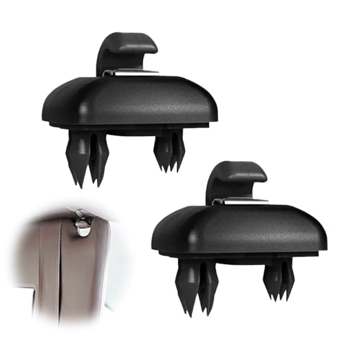2 Stück Sonnenblende Clip,Auto Sonnenblende Clip Haken,Schwarz Auto-Sonnenblendenhalterung,Schwarz Sonnenblendenzubehör,Innere Sonnenblende Clip Haken,für Sonnenblenden Kompatibel mit Autos.