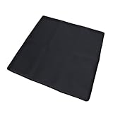 Badafaci Mini-Kühlschrankmatte, Antihaftbeschichtete Silikon-Auffangschale mit Erhöhten Kanten Zum Schutz vor Wasser, Perfekt für Mini-Kühlschränke, Waschmaschinen, Trockner und Weinkühler (BLACK)
