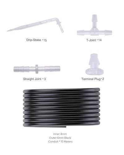 Solar-Automatic-Drip-Irrigation-System-Harness-Sunshine-or-External-Power-for-Indoor-and-Outdoor-Use-Rain-or-Shine-Supports-Up-to-15-Potted-Plants-Expansion-KitExtra-Accessories-Kit