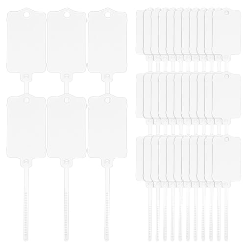 LeonBach 100 Waterproof Plastic Shipping Tags 1.46"x2.48