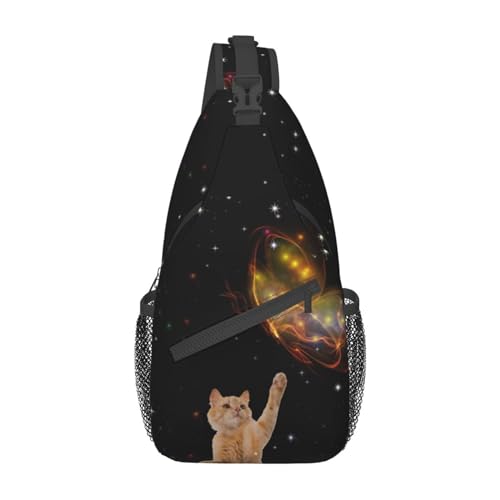 Cat Shoulder Bag Animal Sling Backpack Daypack Casual Backpack Cute Cat Hiking Bag Cute Backpack