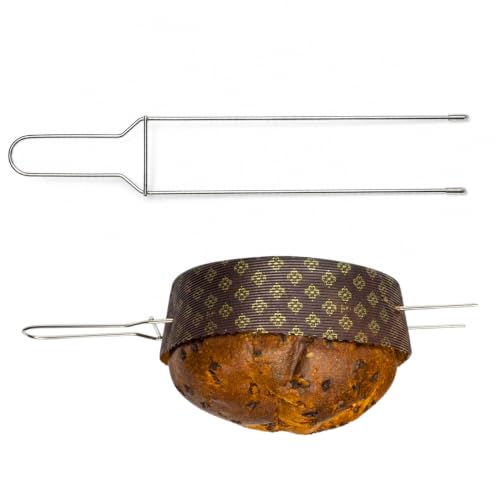 FAH - Spillone per Panettone e altri Lievitati, 40 cm Acciaio Inox