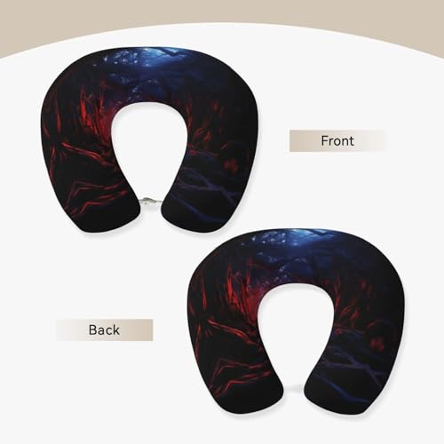Almohada cuello espuma viscoelástica tamaño único negra miniatura 3