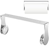 Paper Towel Holder Under Cabinet, Wall Mount, One-Handed Tear, Stainless Steel, Silver, Paper Roll Holder for Kitchen Bathroom Farmhouse Essentials Decor Accessories