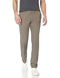 Amazon Essentials Men's Slim-Fit Wrinkle-Resistant Flat-Front Chino Pant, Dark Brown, 29W x 34L