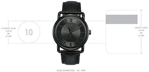 Fossil Analog Black Dial Men's Watch 
