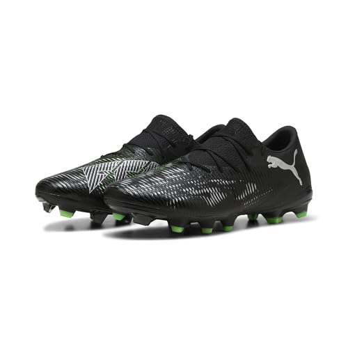 Puma Future 8 Match Low FG/AG, Unisex Fussballschuh, Puma Black-Puma Silver-Fluo Green, – Ansicht 2