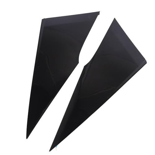 Vikye Panneau de Garniture de Fenêtre Arrière pour Prime 2017 – 2022, Couverture Triangulaire Résistante aux Rayures pour 2 Pièces