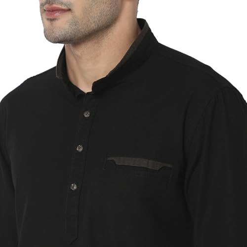 Image of Spykar Men's Regular Fit N /A Full Sleeve Solid Casual Shirts