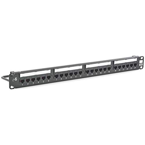 Patch Panel, Flat Panel, 6 Category, Steel