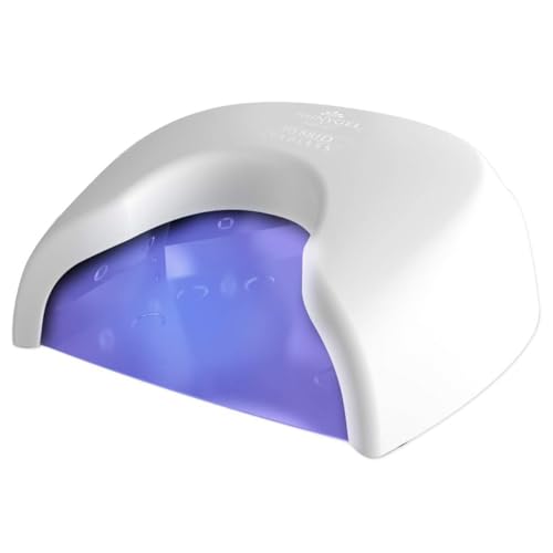 36Wクレッシェンド ハイブリッドLEDランプ コードレス (バッテリー内蔵) SHINYGEL professional |UV+LED 硬化熱軽減 センサー搭載 ネイルライト LEDライト シャイニージェルプロフェッショナル セルフネイル [1593]