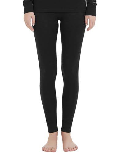 Iguana Womens 100% Merino Wool Base Layer Pants for Ski Hiking Thermal Underwear Bottom