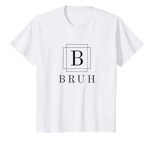 Enfant Bruh T-shirt pour enfants Gamer Slang Meme Design Funny Bruh T-Shirt