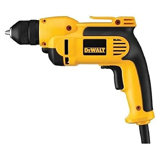 DeWALT DWD112S-QS Taladro 701W - 1 velocidad variable 10mm portabrocas auto