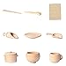 Cestino Dei Tesori Montessori,Giochi Di Legno Set Giocattolo Per Bambini Giocattoli Per Bambini Piccoli 8pcs Strumenti Sensoriali In Legno Tavola Da Cucina Giocattoli Set Per Il Lavoro Di Trasferimen