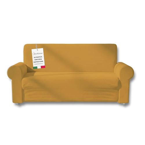 Zucchissime Copridivano 3 Posti Elasticizzato Protettivo | Tessuto Aderente con