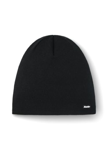 Eisbär Mütze Herren & Damen Ogle Oversized Schwarz - Merino Wintermütze...