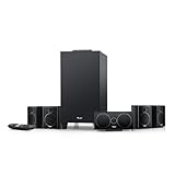 Teufel CONSONO 25 Concept 5.1 Surround Soundsystem - Sistema home cinema completo con ricevitore AV integrato e Bluetooth, Dolby Audio, HDMI ARC CEC per Giochi, Film, Musica - Nero