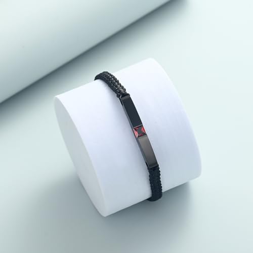 Imrsanl Cremation Jewelry Urn Bracelet for Ashes - Braided Adjustable Bracelet for Men Women - Manmade Urn Jewelry3