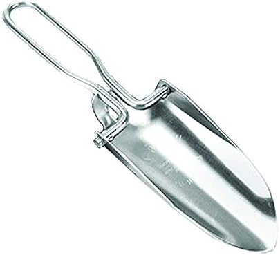 UST U-Dig-It Folding Shovel with Lightweight Stainless Steel Construction for Garden and Campsite Use While Hiking, Camping and Outdoor Survival