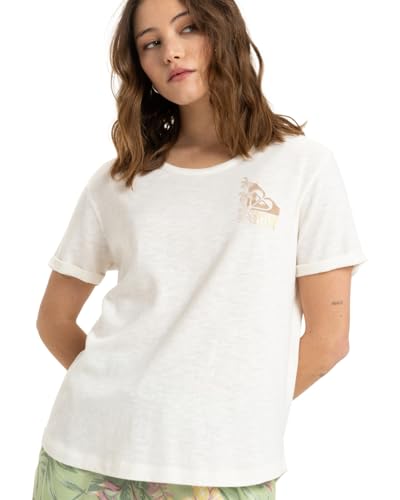 Roxy Femme Oceanwave Regular T Shirt Egret - vue 2