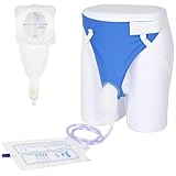 Urine Collection Bag, Reusable Condom Catheters with 2 Urine Catheter Bag, Portable & Comfortable Wearable Urinary Drainage (Young Men's Version)