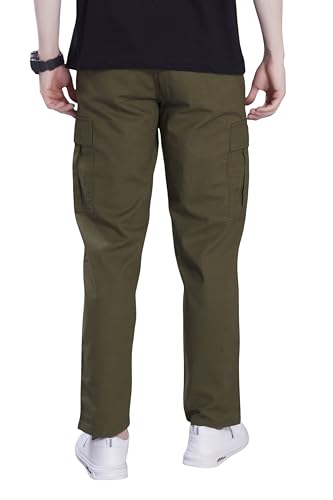 Image of DIVISIVE Men's Loose Fit Linen Blend Cotton Cargo Pants