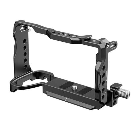 Jaula para cámara de aluminio: liberación rápida y compatibilidad multidispositivo