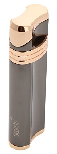 Scorch Torch Darius Single Jet Flame Butane Torch Cigarette Cigar Lighter (Gunmetal)