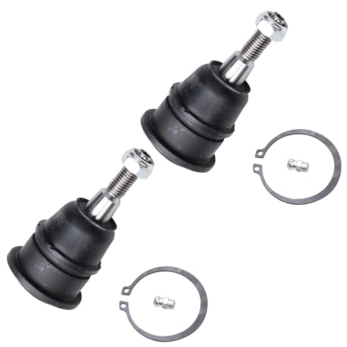 Image of Detroit Axle - 8pc Front End Kit for 2001-2010 Chevy Silverado 2500HD 3500HD GMC Sierra 2500 HD 1500HD, Yukon XL 2500 H2, 2 Lower Control Arms w /Ball Joints 4 Inner Outer Tie Rods 2 Upper Ball Joints