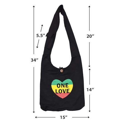 Image of Mandala Crafts Hippie Bag, Large Boho Hobo Purse for Women, Crossbody Shoulder Sling Bags for Indie Style Bohemian Accessory