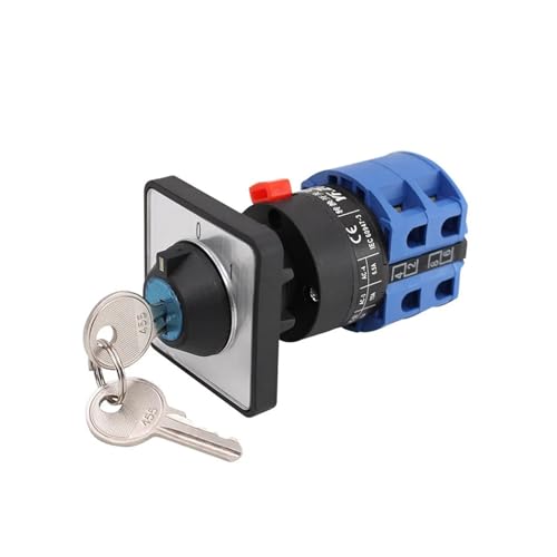 Interruptor de cambio LW26-25YS3/2S contra cortes imprevistos cerradura llave 22 mm 25 A
