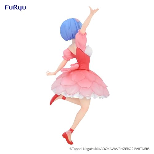 Furyu RE ZERO - Rem Cherry Blossoms - Statuette PVC Trio-Try-It 21cm, Pink - Image 4