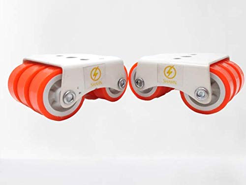 Shahn 6-Wheels Roller Moving Caster for Furniture (2) (B081RV8B5B) Amazon Price History, Amazon Price Tracker