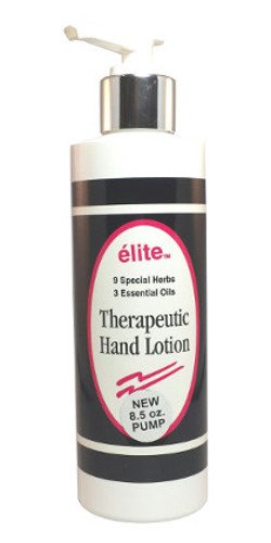 E. Burnham Elite Therapeutic Hand Lotion 8.5 Oz – Ultra-Moisturizing Hand Cream with Essential Oils & Vitamins – Restores Dry, Rough Hands and Provides Long-Lasting Hydration