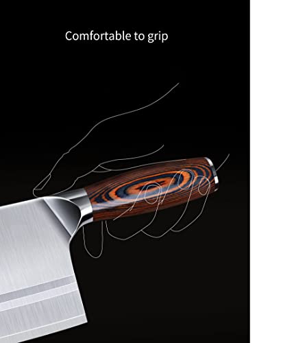 Image of Butcher Knife, Meat Cleaver Knife, 8 Inches Chopping Knife, Super Strong Makes Heavy Duty Easy /Bucher Big Knife. Weight : 520grm