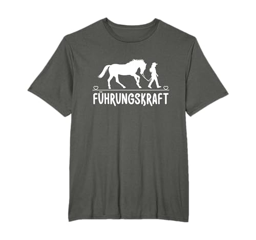 Führungskraft Pferd Reiten Lustiges Pferde Reiter Spruch T-Shirt