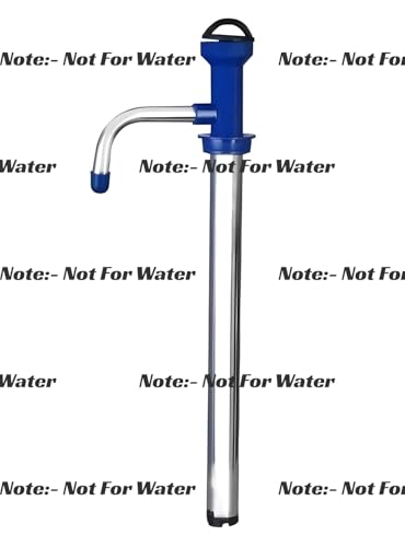 Image of Manual Water Bottle Pump - Portable Drinking Water Dispenser Pump with Stainless Steel Tube | Hand Press Water Pump for 20 Litre Water Can, Home, Office & Camping(OIL PUMP)