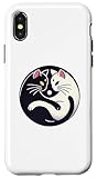 Photo Gallery custodia per iphone x/xs yin yang cats, amante dei gatti, simbolo cinese Photo Gallery custodia per iphone x/xs yin yang cats, amante dei gatti, simbolo cinese
