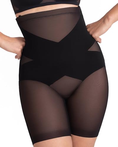 Image of HONEYLOVE Shapewear for Women - SuperPower Shorts High Compression - Tummy Control Underwear - Runway - M