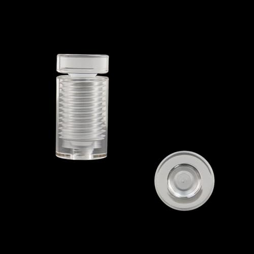 Image of Antrader Clear Standoffs,Standoff Screws,16 x 25mm (8Pcs) | Wall Standoff Mounts for Advertising Board Hanging Acrylic Picture Frame