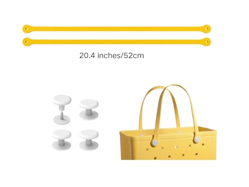 Image of Replacement Straps for S /M Rubber Beach Bag, Replacement Handles with 4 Snaps, EVA Bag Strap Replacement