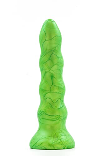Godemichet en silicone Filu Flupie vert godemichet flexible de taille moyenne